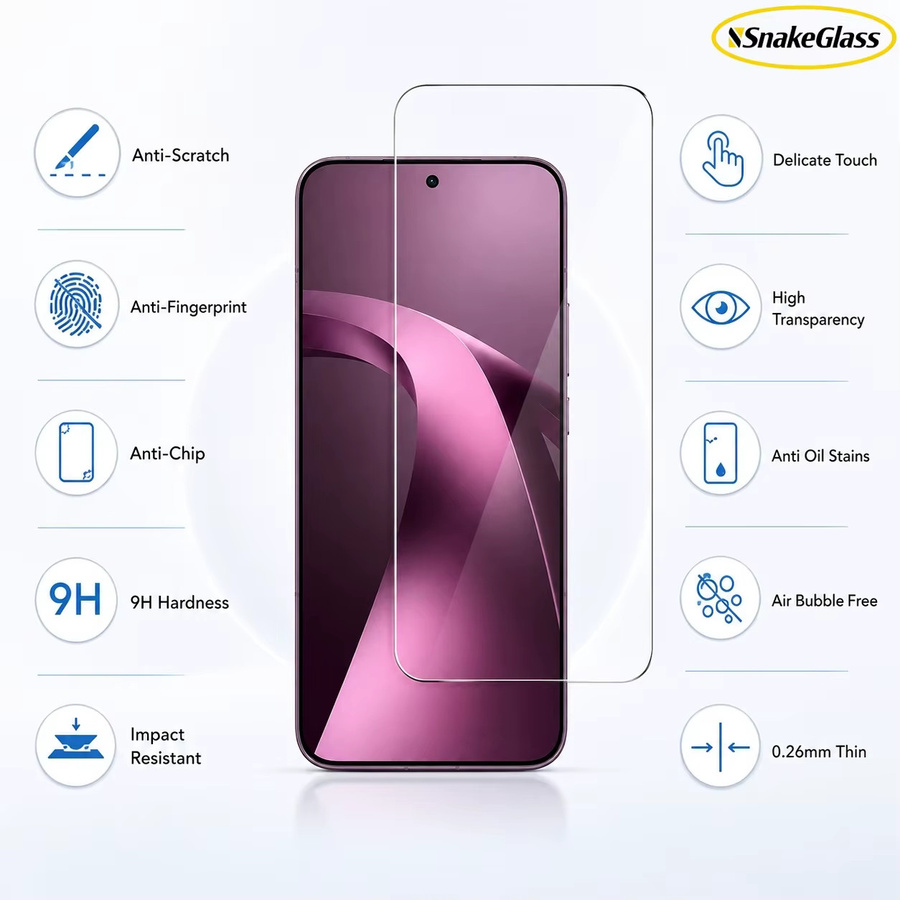 4 Stück HD Panzerglas Displayschutzfolie für Xiaomi 17T Pro 15 14T 13T 12Lite 11i 10T Pro 5G 9T Pro 8 Pro in Transparent - Bild 2