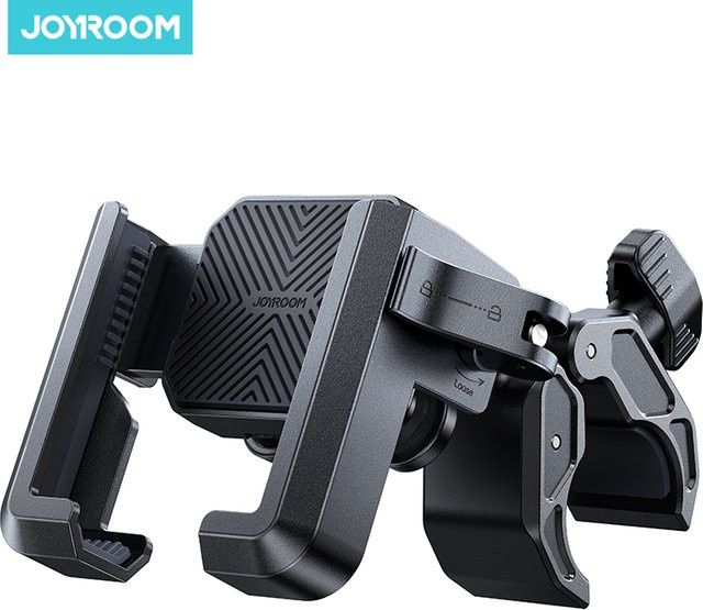 Joyroom Motorrad Telefon Halterung mit Dual Vibration Dämpfer für Smartphones 4,7 bis 7 Zoll, Schwarz, JR-ZS426 - Bild 1