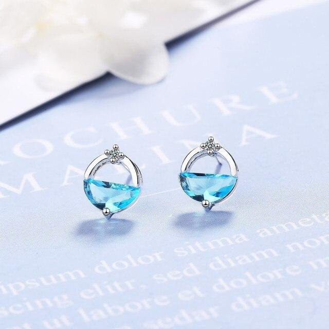 Ohrringe 925 Silber, Zirkonia, Damen - Bild 1