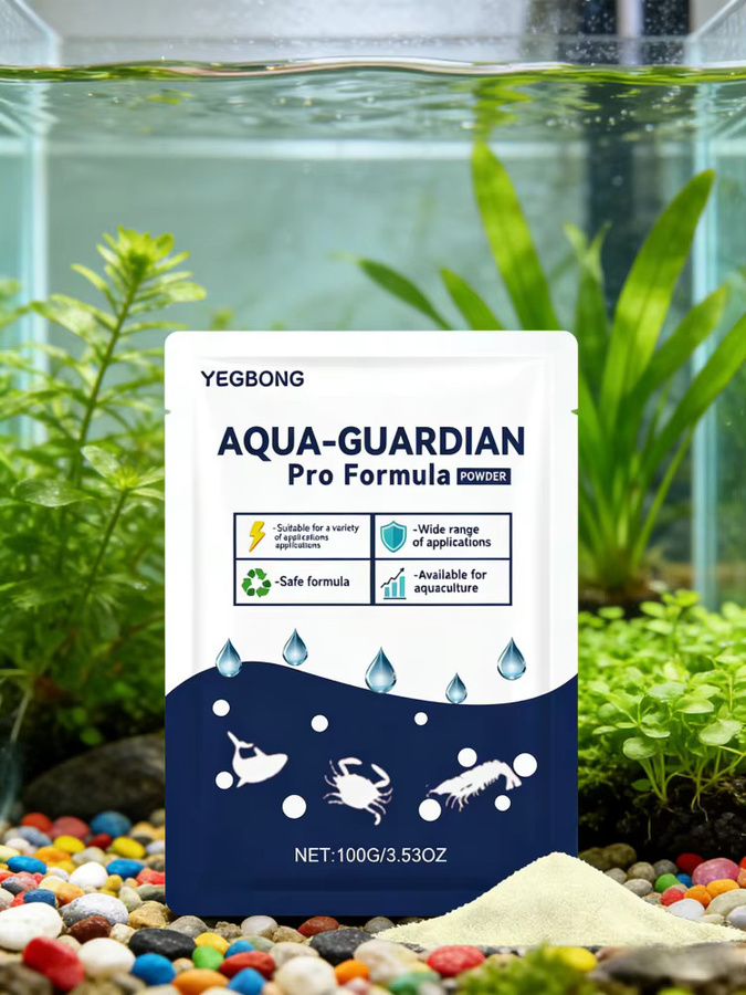 YEGBONG Wasserklärer-Pulver für Süßwasser-Aquarien und Fischteiche, 100g - Bild 6