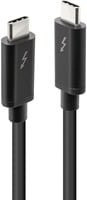 Lindy Thunderbolt USB-C auf USB-C Kabel in Schwarz mit 4K Unterstützung und DisplayPort, Länge: 2 m - Bild 2