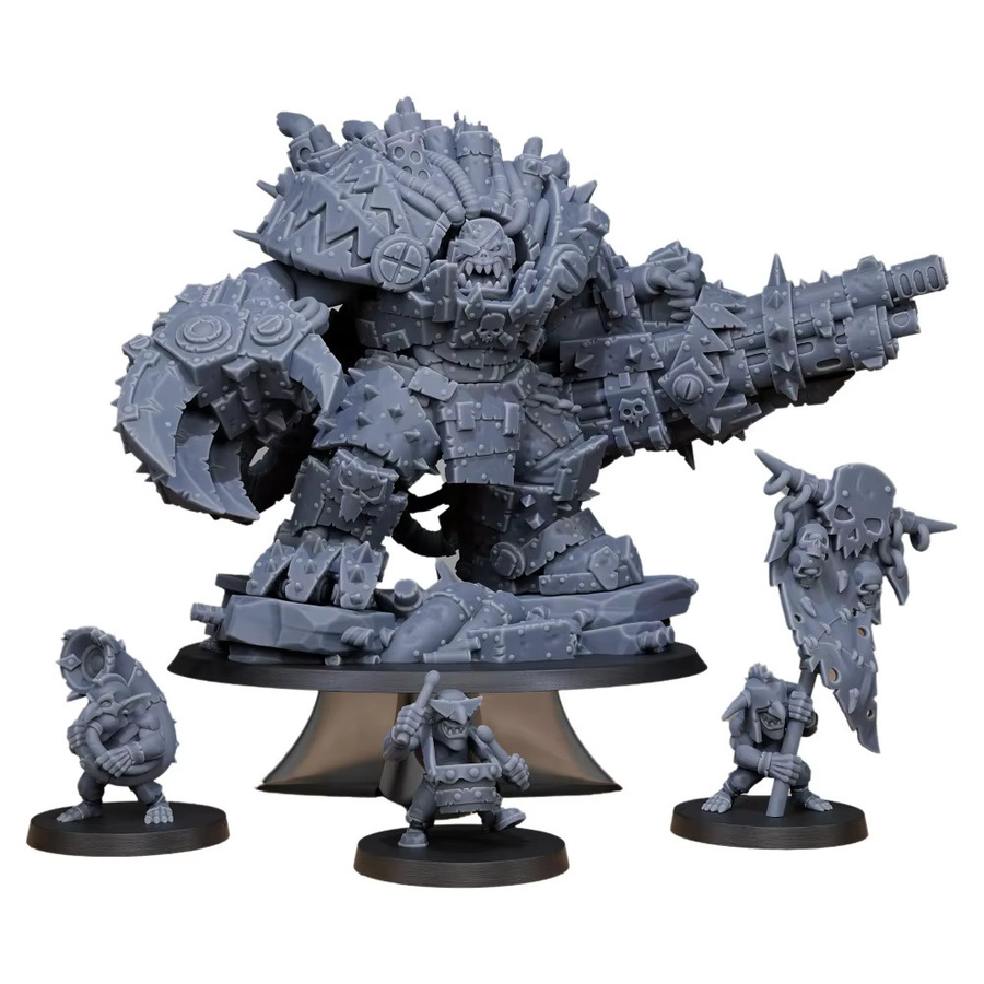 HENGSHI Orc War Boss-Orkaz Grand Nutta, Tischspielzubehör, Fantasy - Bild 2