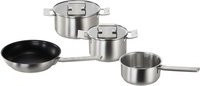 Siemens Kochgeschirr-Set HZ9SE040 aus Edelstahl in Silber - Bild 1