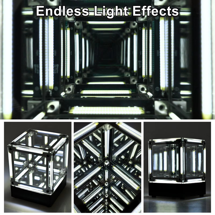 DIY Nachtlicht Löten Übungsset, Verstellbare LED-Schreibtischlampe, Magic Cube, Elektronisches Kit - Bild 4