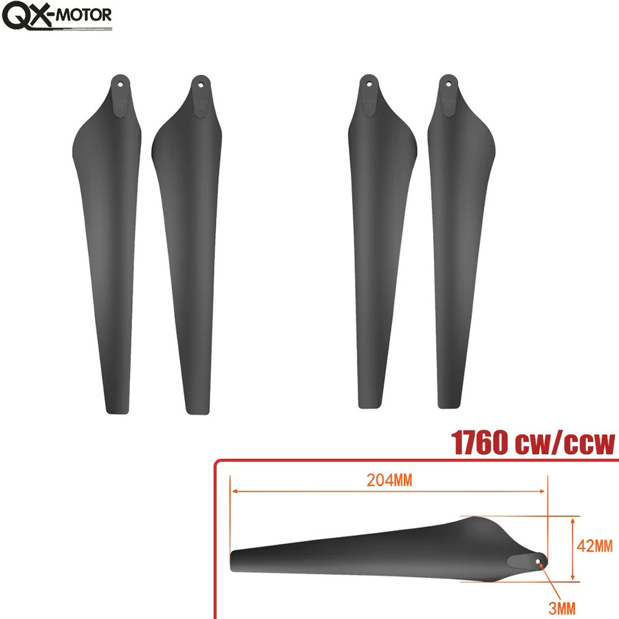 QX-MOTOR Carbon Folding Propeller Props, Zubehör, Schwarz - Bild 4