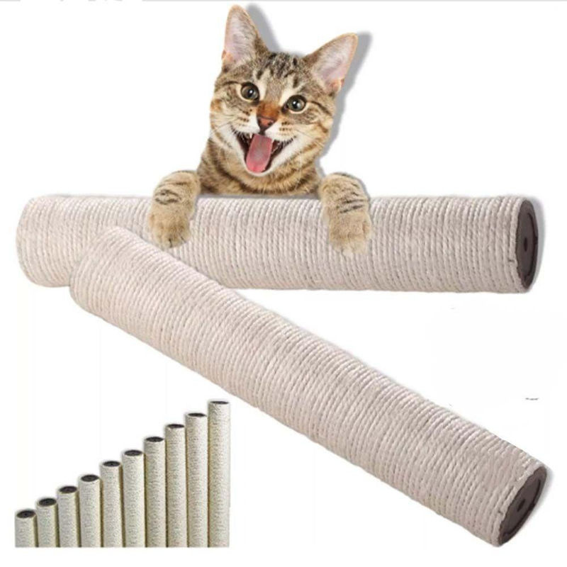 Ersatzpfosten für Katzenklettergerüste und Kratzbäume aus Sisal, rund, grün, Höhe: 38 cm - Bild 6