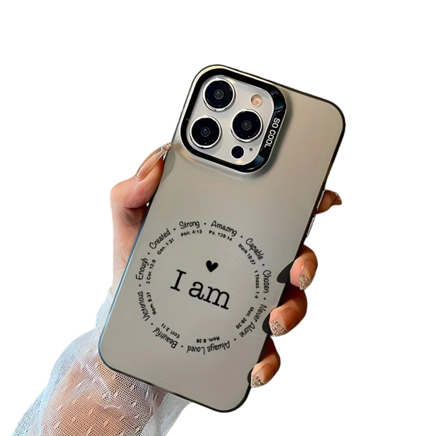 Christliche Handyhülle für Apple iPhone 17, 16, 15 Pro Max Plus Serie in Weiß - Bild 3