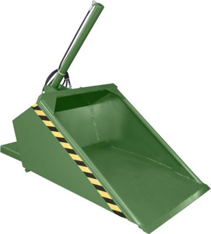 Bauer Südlohn hydraulische Staplerschaufel DGS 500 aus Stahl, Resedagrün, B/T/H: 105,0 x 161,0 x 137,0 cm - Bild 2