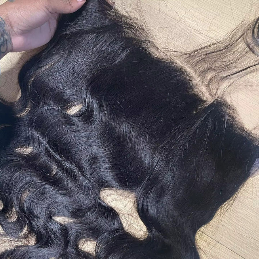 Lace Frontal Closure Body Wave Brasilianisches Echthaar, 13x4, Damen - Bild 4