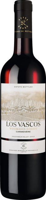 Los Vascos Carmenère Rotwein, 2023, Valle de Colchagua, Chile, trocken, 0,75 l - Bild 1