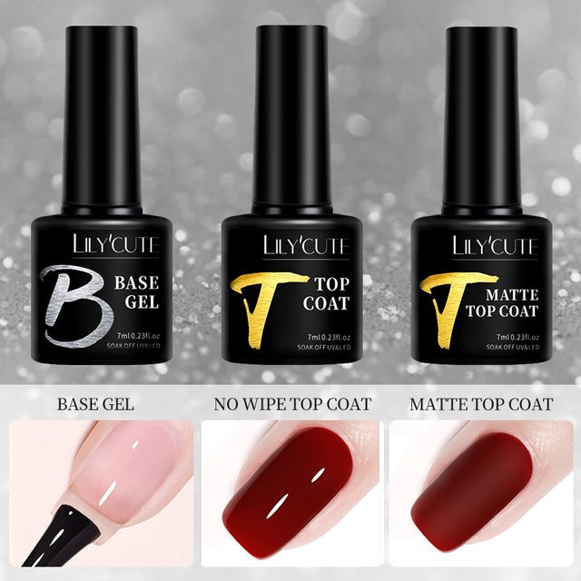 LILYCUTE Basis-Gel, abziehbarer UV-LED Nagellack, 7 ml - Bild 1