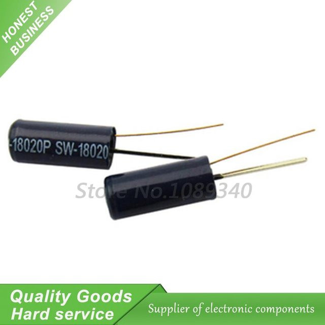 20 Stück SW-18020P Elektronischer Vibrationssensor Schalter in Schwarz - Bild 1