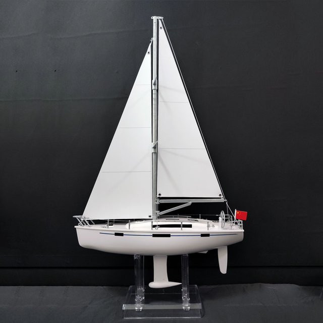Goni Segelschiff Modell Kit, DIY, Fischerboot Modell Kit, Weiß - Bild 1