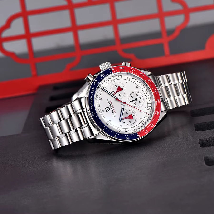 Pagani Design Chronograph, Quarz, Edelstahl, Saphirglas, Herren - Bild 3