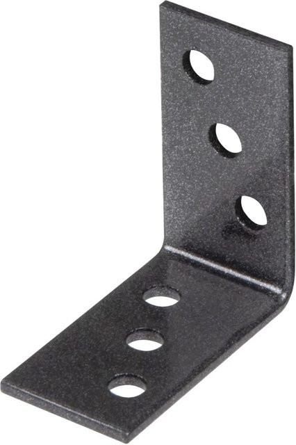 GAH Alberts Duravis Winkelverbinder Schwarzdiamant Duplexbeschichtet B/H/T: 40 x 40 x 20 mm - Bild 1