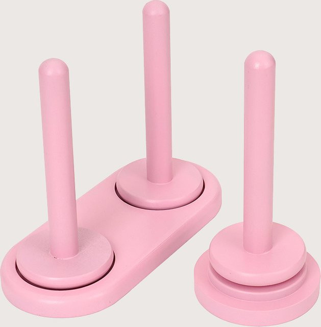 Drehbarer Desktop-Garnhalter in Pink für Handstrick-Spulen und Fadenaufbewahrung - Bild 1