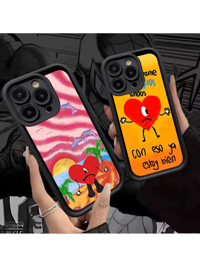 Bad B-Bunny Rapper Handyhülle aus weichem Silikon für Apple iPhone 11 bis 17 Pro Max, Multicolor - Bild 5