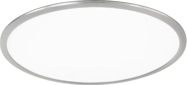 Trio LED-Deckenleuchte Phoenix in Nickel matt und Weiß, dimmbar, Durchmesser: 62 cm - Bild 1