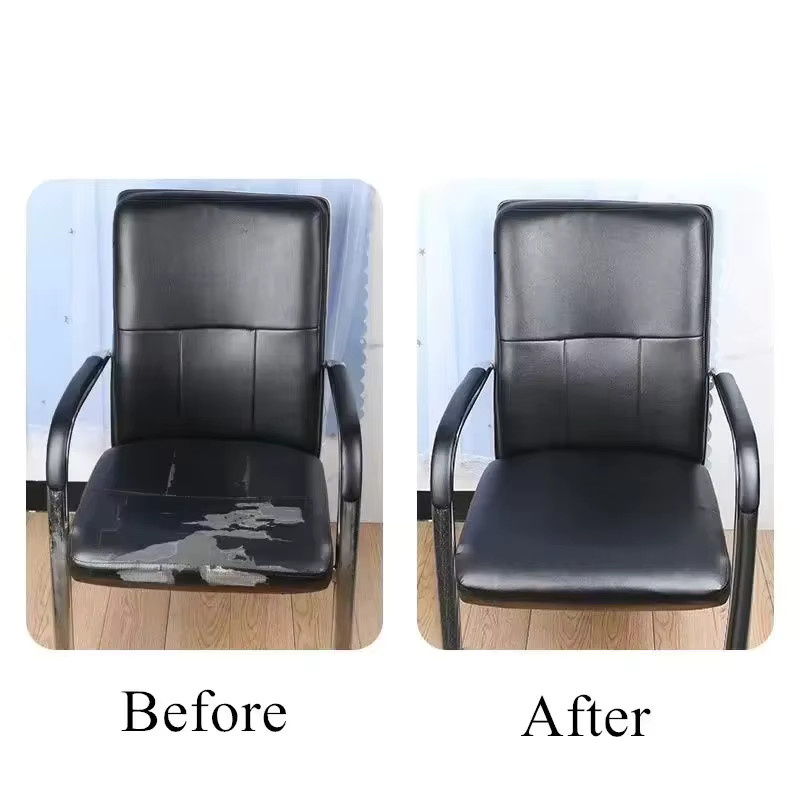 Selbstklebendes Leder-Reparaturband in Schwarz für Sofa, Handtaschen und Möbel, Breite: 10 cm, Länge: 10 m - Bild 2