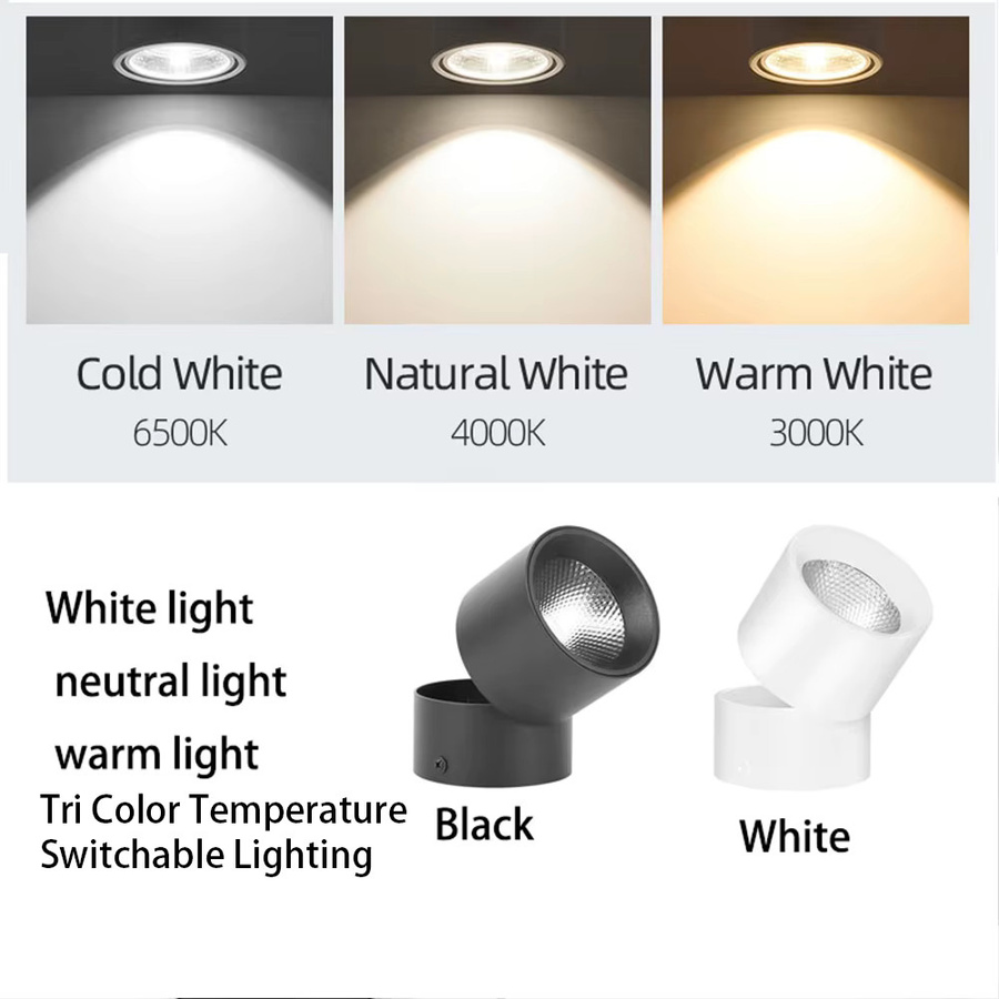 CHENBEN LED-Deckenleuchte mit dimmbarer CCT-Funktion, moderner faltbarer LED-Spot für Wohnzimmer, Schlafzimmer und Küche - Bild 3