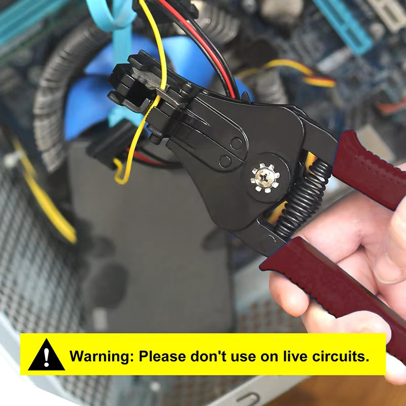 WEELEE Automatischer Abisolierer in Schwarz für 8–18 AWG solide und gesträhte elektrische Leitungen - Bild 2