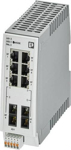 Phoenix Contact 2702330 FL SWITCH 2206-2FX Industrial Ethernet Switch, Grau - Bild 1