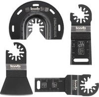 Einhell Multi-Tool-Set 4-teilig in Schwarz für Holz, Metall und Kunststoff - Bild 1