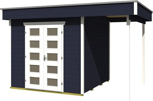 SKANHOLZ Gartenhaus Venlo aus Holz in Grau, B/H/T: 420 x 255 x 250 cm - Bild 1