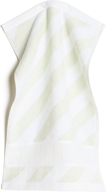 Rico Design Gästehandtuch Streifen in Mint aus Baumwolle, B: 30 cm, H: 50 cm - Bild 1