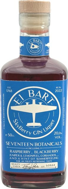 El Bart SkyBerry Gin Liqueur, Likör, Deutschland, 20 % Vol., 0,5 l - Bild 1