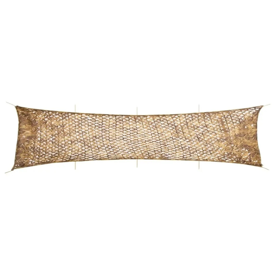 vidaXL Tarnnetz mit Aufbewahrungstasche aus Polyester in Sandfarbe, B: 809 cm, H: 207 cm - Bild 2