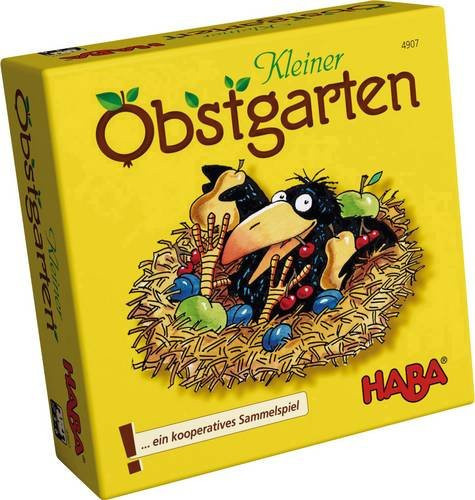 HABA Kleiner Obstgarten Würfelspiel und kooperatives Sammelspiel für Kinder ab 3 Jahren - Bild 1
