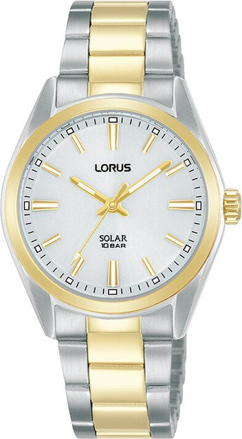 Lorus Armbanduhr Solar, Edelstahl, Weiß, 31 mm, Damen - Bild 1