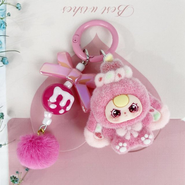 Rd lala Taschenanhänger, Babythree Puppe, pink, Unisex - Bild 1