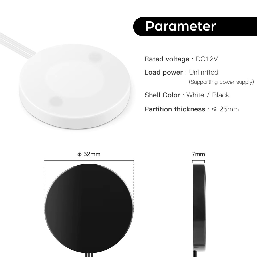 Rybakov Bar Controller Dimmer mit Holz Panel – Drahtloser Touch Sensor Schalter für COB Neon LED Streifen - Bild 2