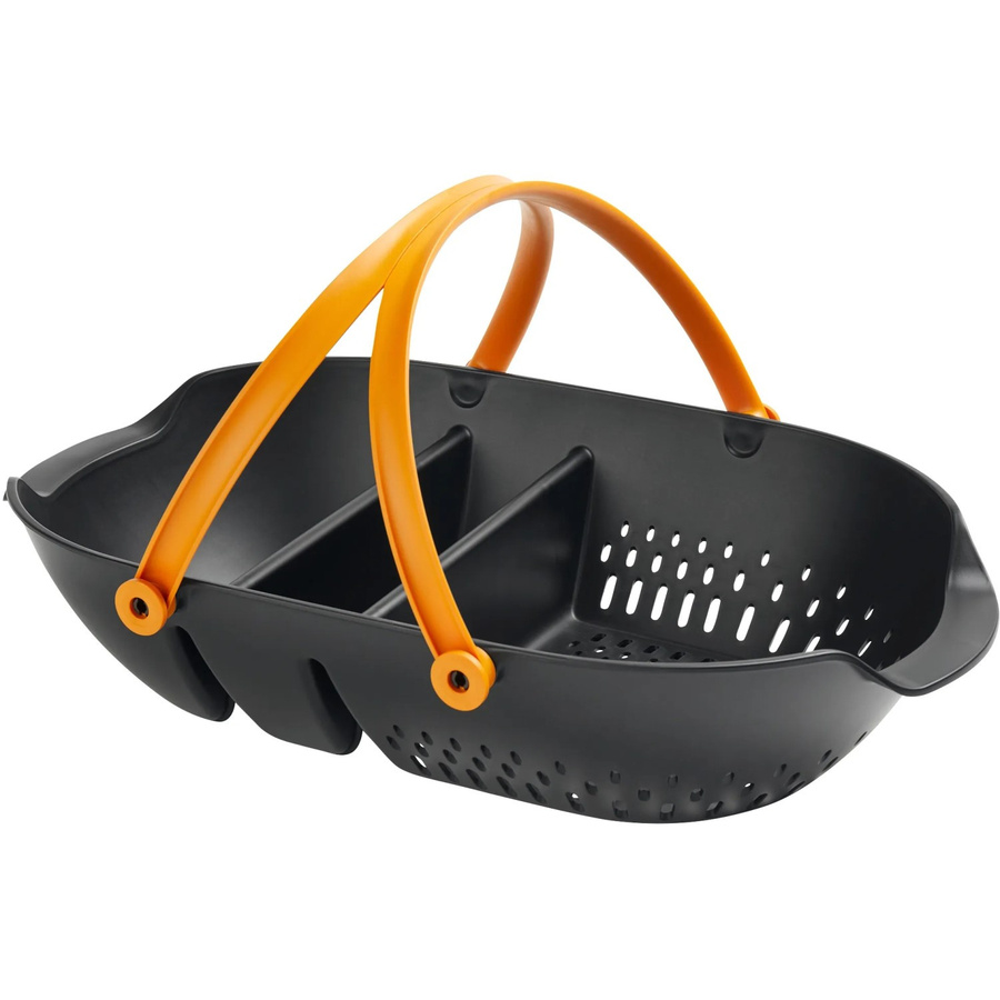 Fiskars Erntekorb Plus Garten-Erntehelb aus Kunststoff in Schwarz-Orange, B/L: 13 x 39 cm - Bild 2