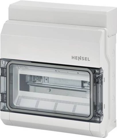Hensel Kleinverteiler KV 9112 Aufputz mit 12 Teilungen und 1 Reihe in Transparent - Bild 1