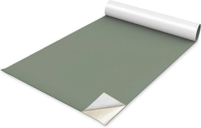 Tulup Möbelfolie Salbei Grün Matt, Breite: 65 cm, Höhe: 130 cm - Bild 1