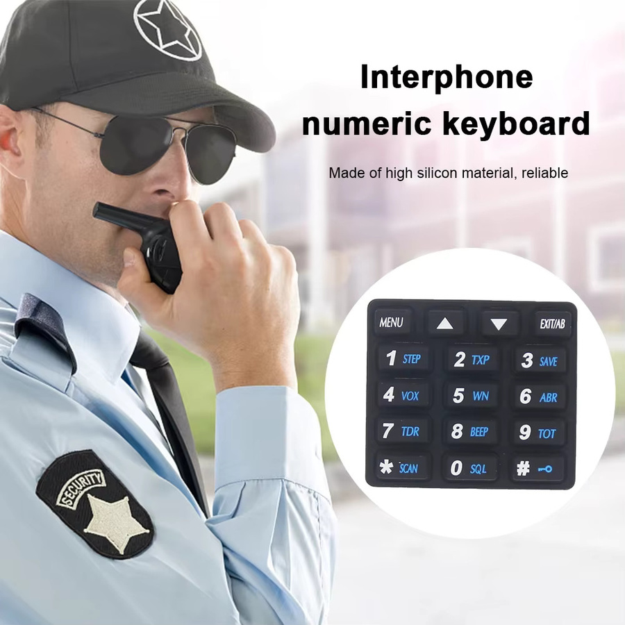 Baofeng Ersatz-Tastatur aus Silikon für UV-82 und UV-82HP Walkie-Talkie in Schwarz - Bild 5