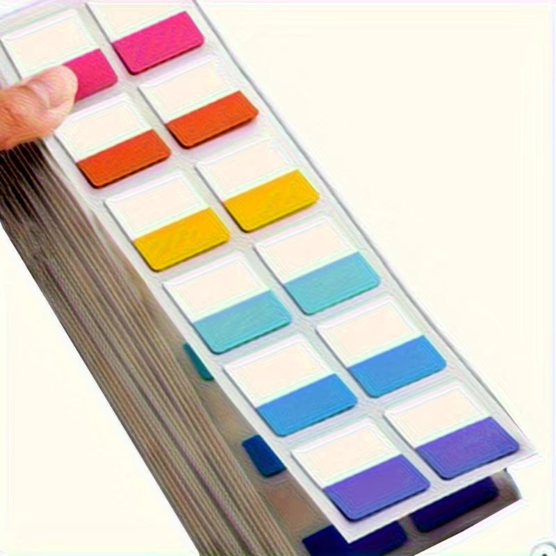 240 Stück beschreibbare Kunststoff-Indexetiketten in Multicolour als wiederverwendbare Seitenmarkierungen für dein Büromanagement - Bild 4