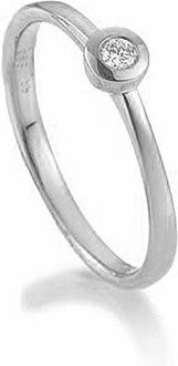 Palido Ring 585 Weißgold, Brillant, Zirkonia, Unisex - Bild 1