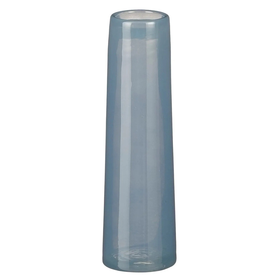 Mica Decorations Vase Xandra aus Glas in Hellblau, Höhe: 23,5 cm, Durchmesser: 7 cm - Bild 2