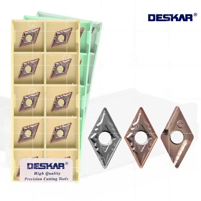 DESKAR Dreheinsatz DNMG 150604 Rhombus in Silber - Bild 1