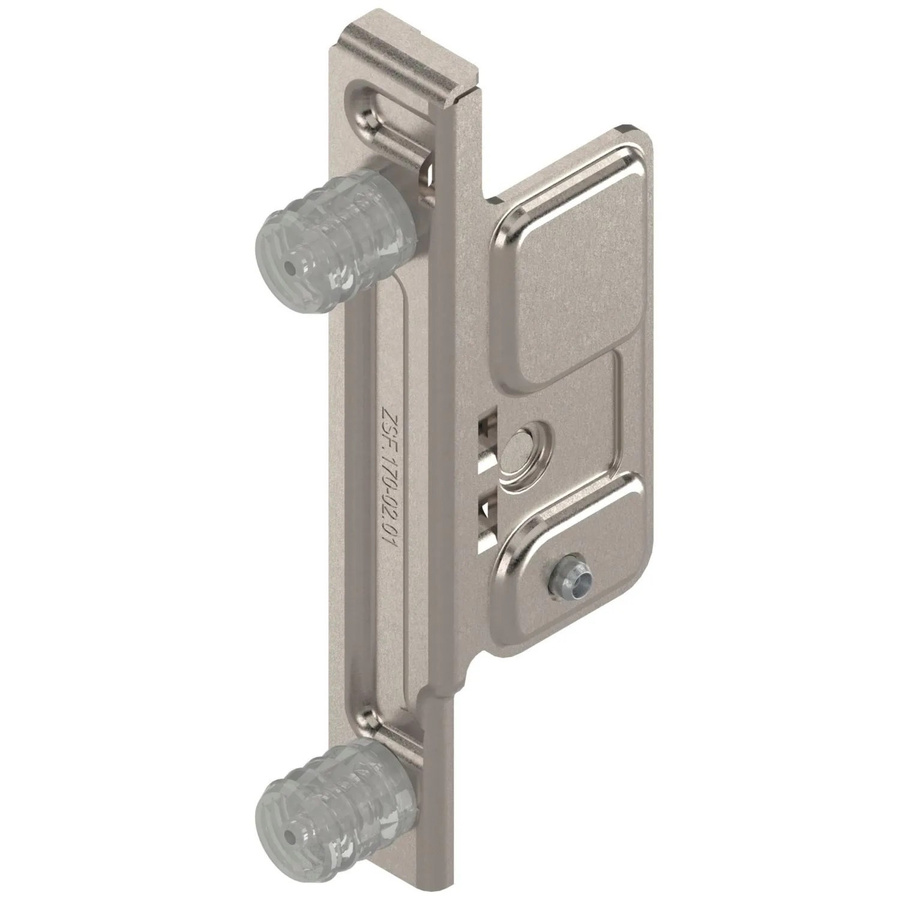Blum Frontbefestigung Metabox Zarge M K H Pressversion Links aus vernickeltem Stahl in Silber - Bild 2