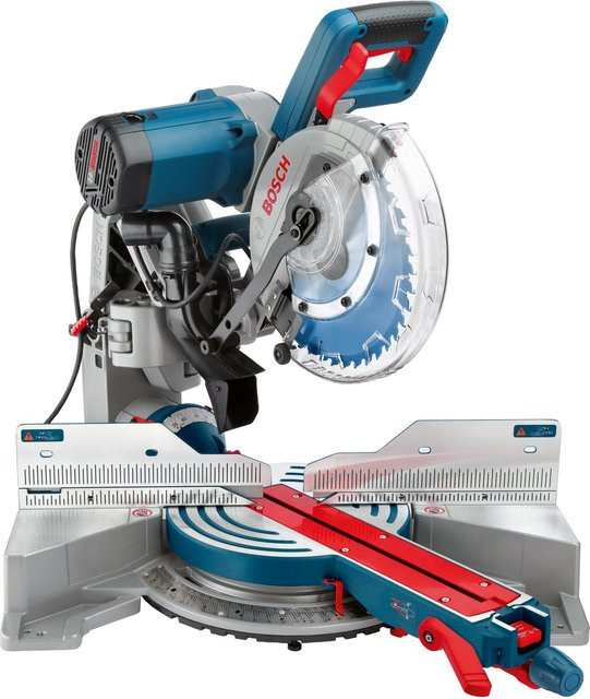 Bosch Professional Kapp- und Gehrungssäge GCM 10 GDJ mit 1800 W und 254 mm Sägeblatt in Blau - Bild 1