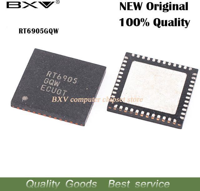 5 Stück RT6905Gqw RT6905 LCD Chip IC QFN-48 für Laptop in Schwarz - Bild 1
