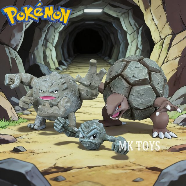 Bandai Pokémon Geodude, Actionfigur, Einzelfigur - Bild 1
