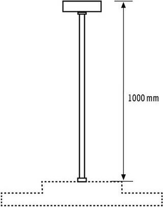 ESYLUX Befestigungsset EO10850561 für lineare Aufhängung in Transparent - Bild 1