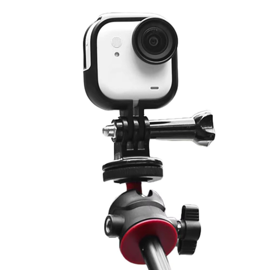 Insta360 GO Ultra Käfig Schutzhülle mit Anti Drop Adapter Basis Halterung und Daumen Kamera Schutz Rahmen in Schwarz - Bild 3