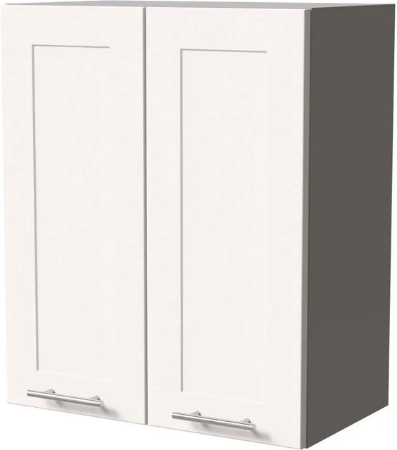 Feldmann-Wohnen Hängeschrank Oslo modern in Grau und Weiß Matt, B/T/H: 60 x 32,5 x 72 cm - Bild 1